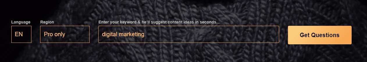 find content ideas in answer the public